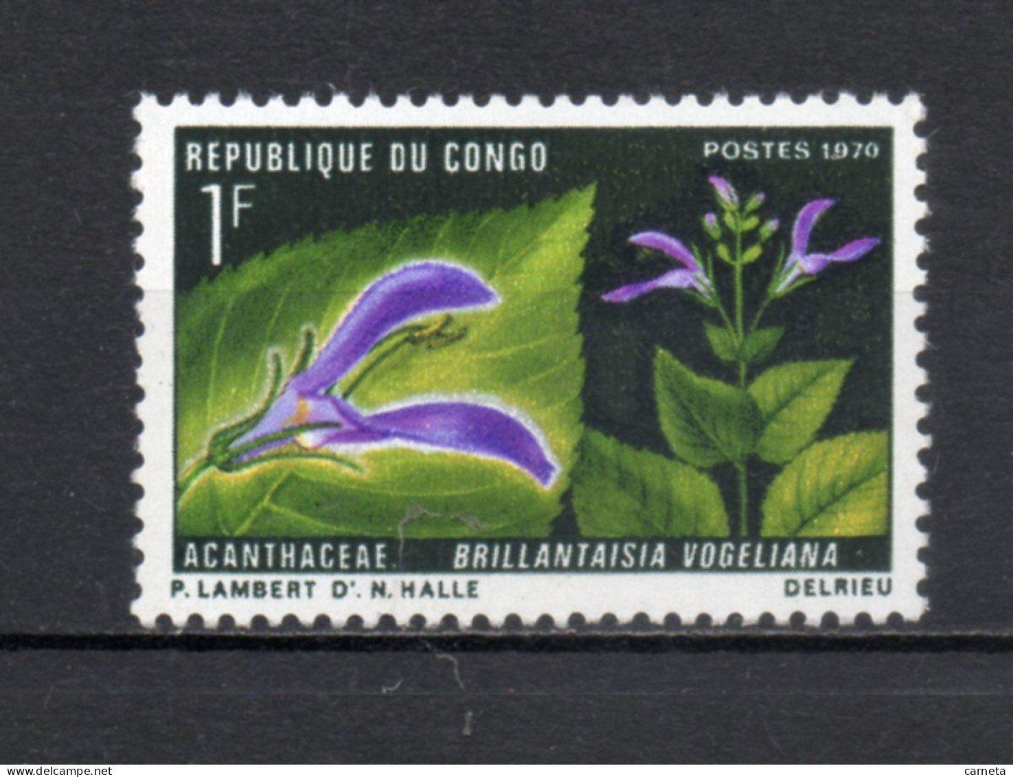 CONGO  N° 268    NEUF SANS CHARNIERE COTE 0.60€    FLEUR FLORE - Mint/hinged