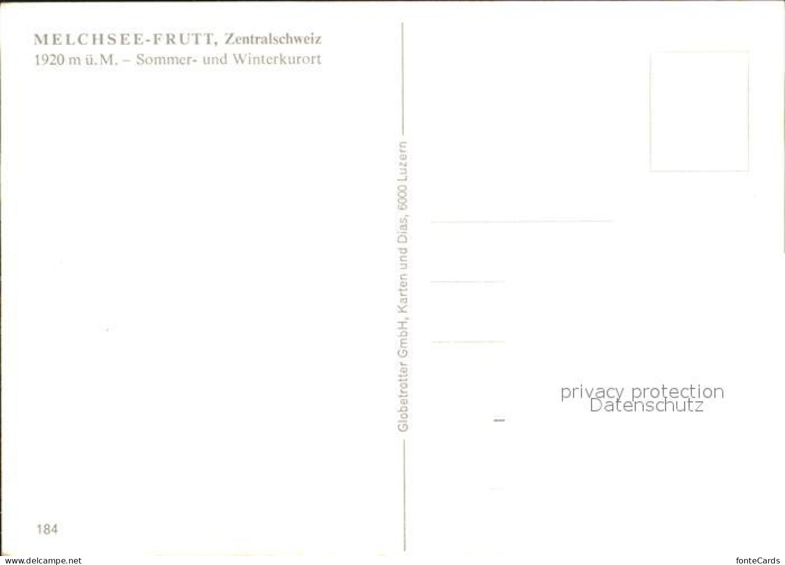 11935644 Melchsee-Frutt Luftseilbahn Melchsee-Frutt - Otros & Sin Clasificación