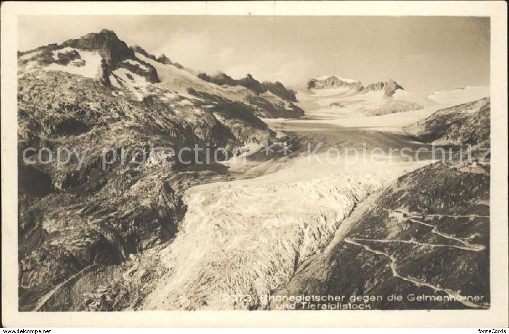 11934933 Rhonegletscher Glacier Du Rhone Gelmenhoerner Und Tieralplistock Rhone  - Autres & Non Classés