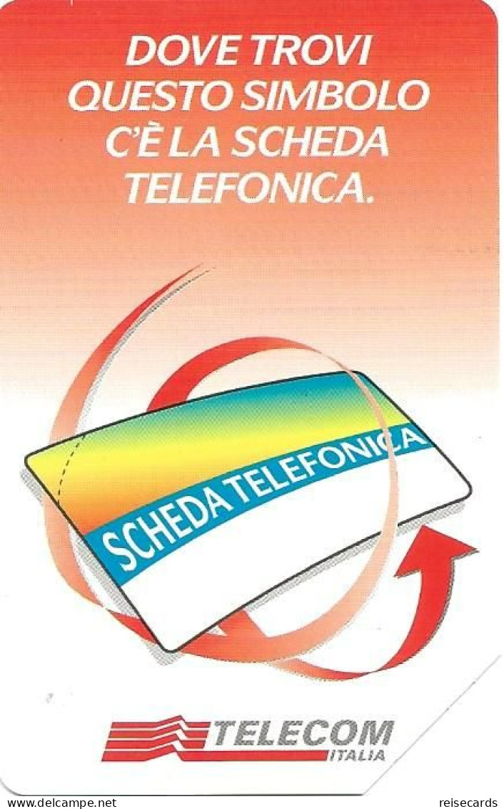 Italy: Telecom Italia - La Scheda Telefonica, Simbolo - Públicas  Publicitarias