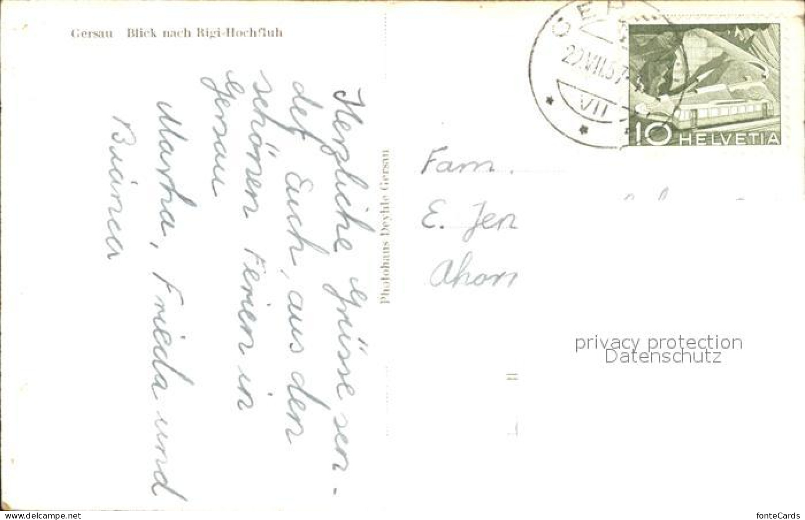 11933278 Gersau Vierwaldstaettersee Mit Rigi Hochfluh Gersau - Otros & Sin Clasificación