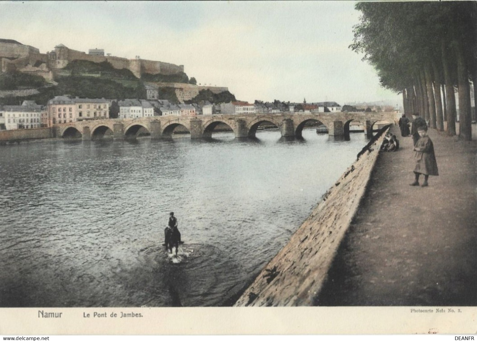 NAMUR : Le Pont De Jambes - Carte Géante : 14,5 Cm X 20,7 Cm.  Photocarte Nels. Impeccable. - Namur