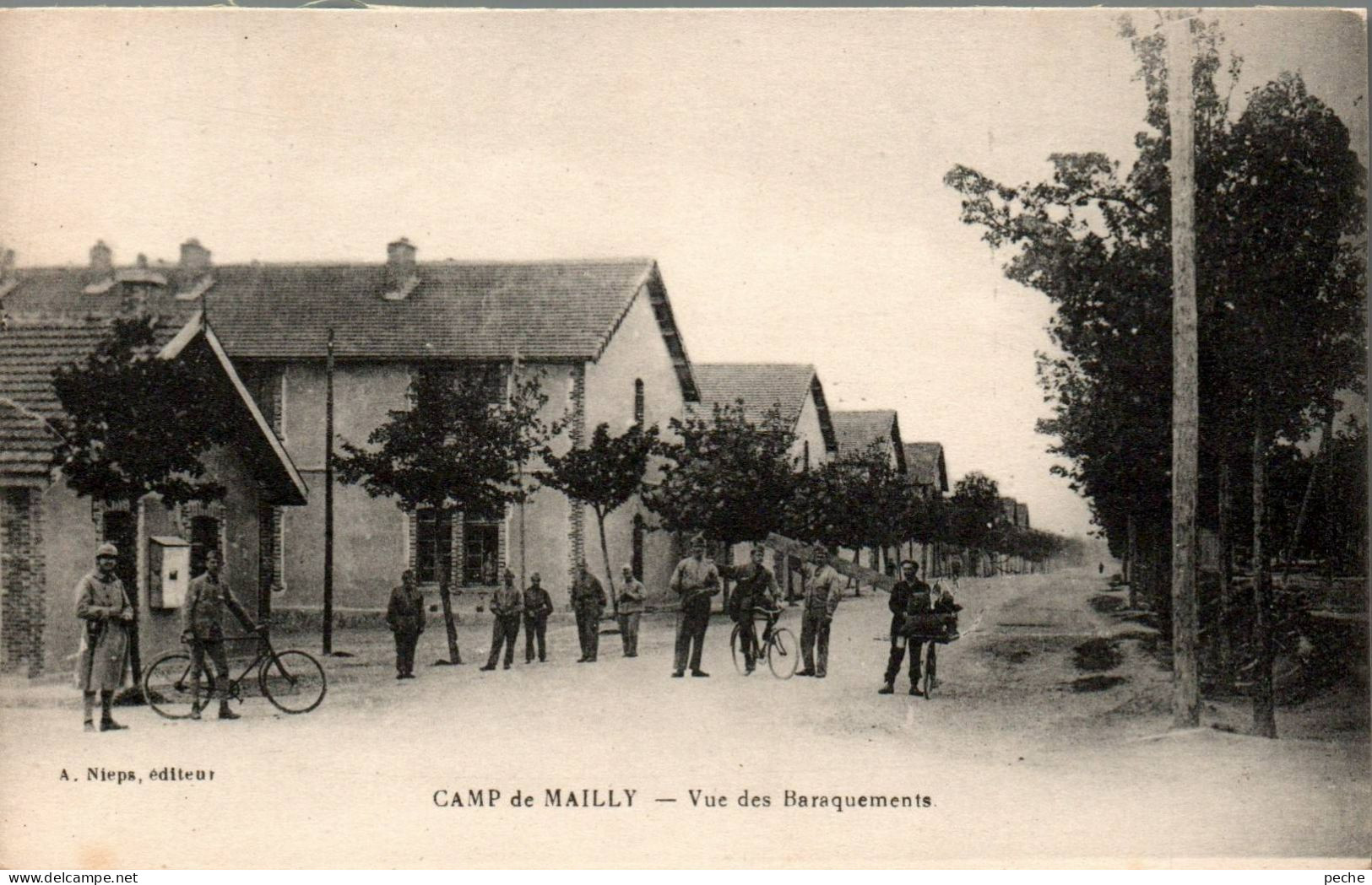 N°1527 W -cpa Camp De Mailly -vue Des Baraquements- - Kasernen