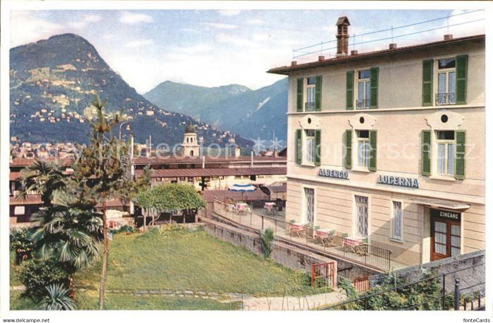 11928390 Lugano TI Hotel Luzern Jura Beim Bahnhof Lugano - Autres & Non Classés