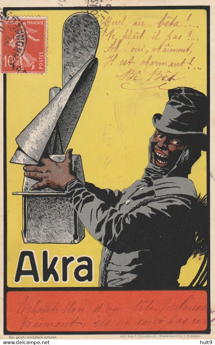 PUBLICITE :  AKRA . - Advertising