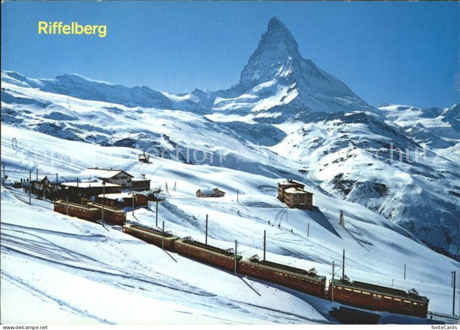 11925620 Zermatt VS Matterhorn Riffelberg Gornergratbahn  - Autres & Non Classés