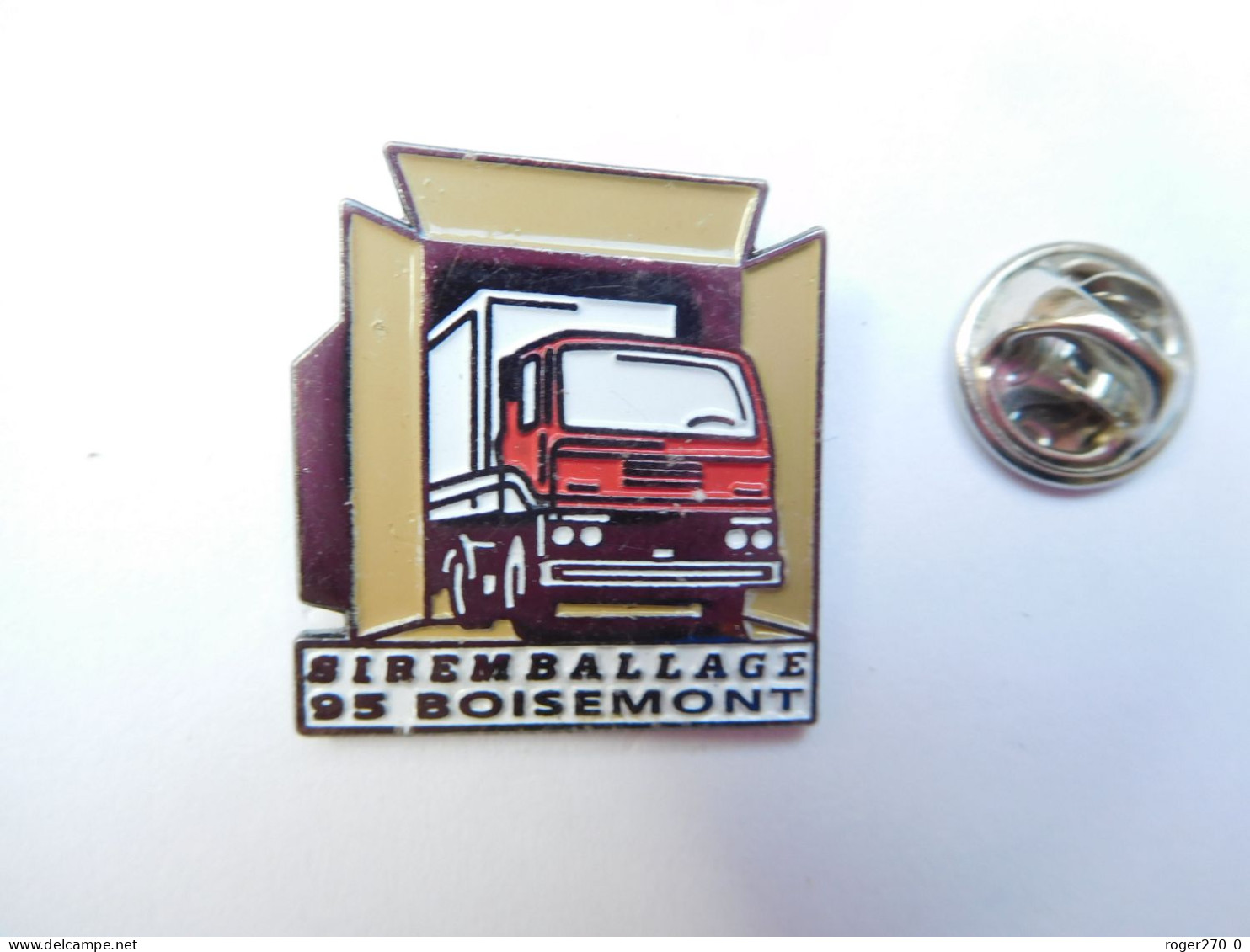Beau Pin's , Transport Camion , Siremballage , Boisemont , Val D'Oise - Transport Und Verkehr