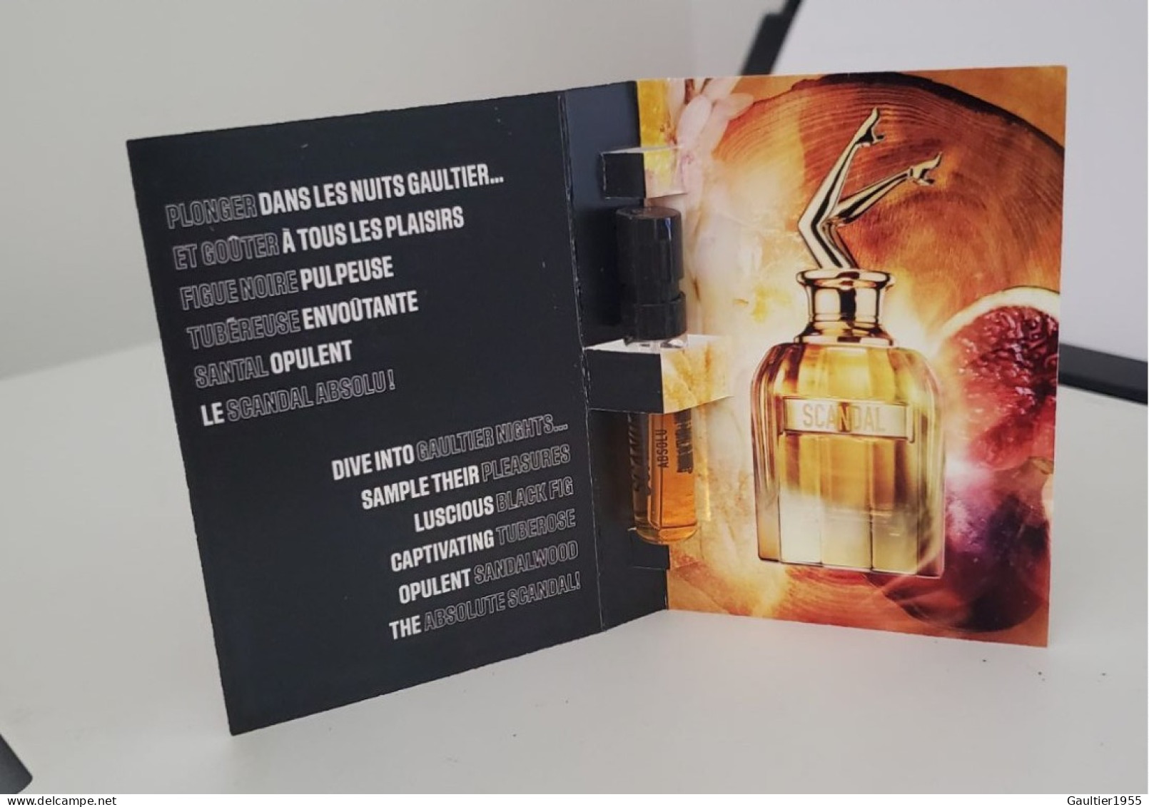 Echantillon Tigette - Perfume Sample - Scandal Absolu De Jean Paul Gaultier - Muestras De Perfumes (testers)