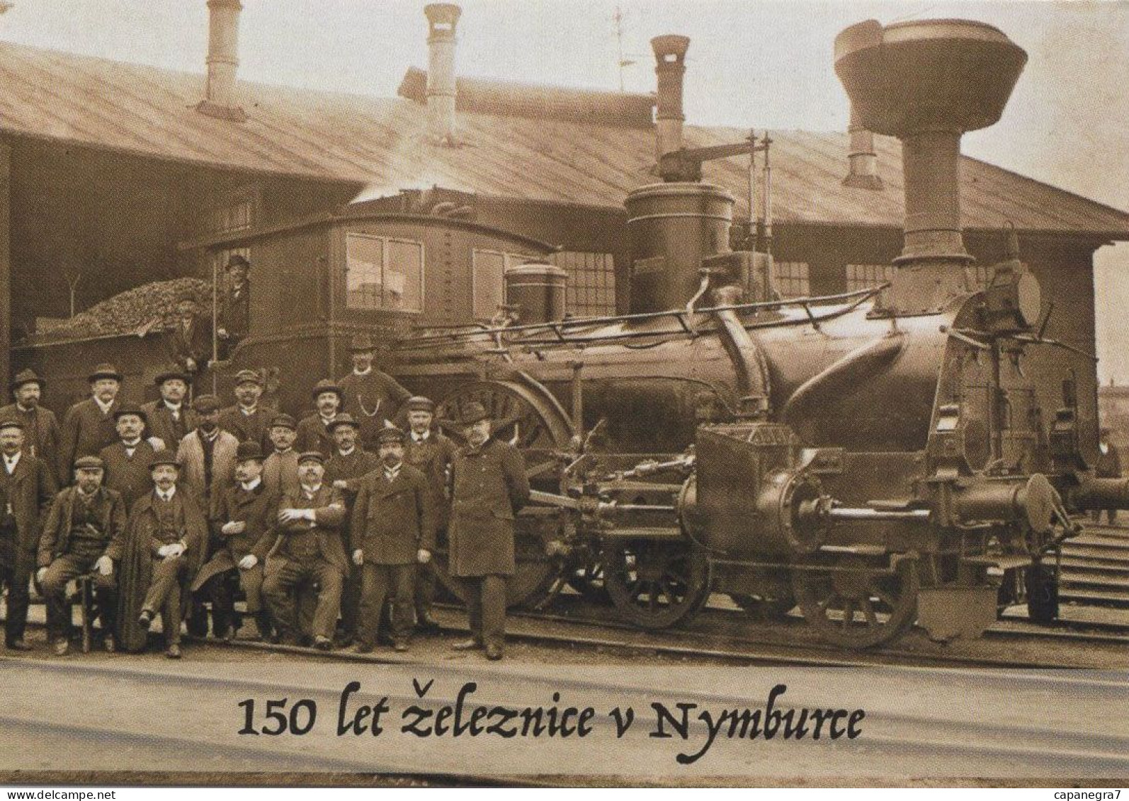 Steam Train Nymburk, Locomotive, Czech Rep., 2020, 95 X 65 Mm - Small : 2001-...