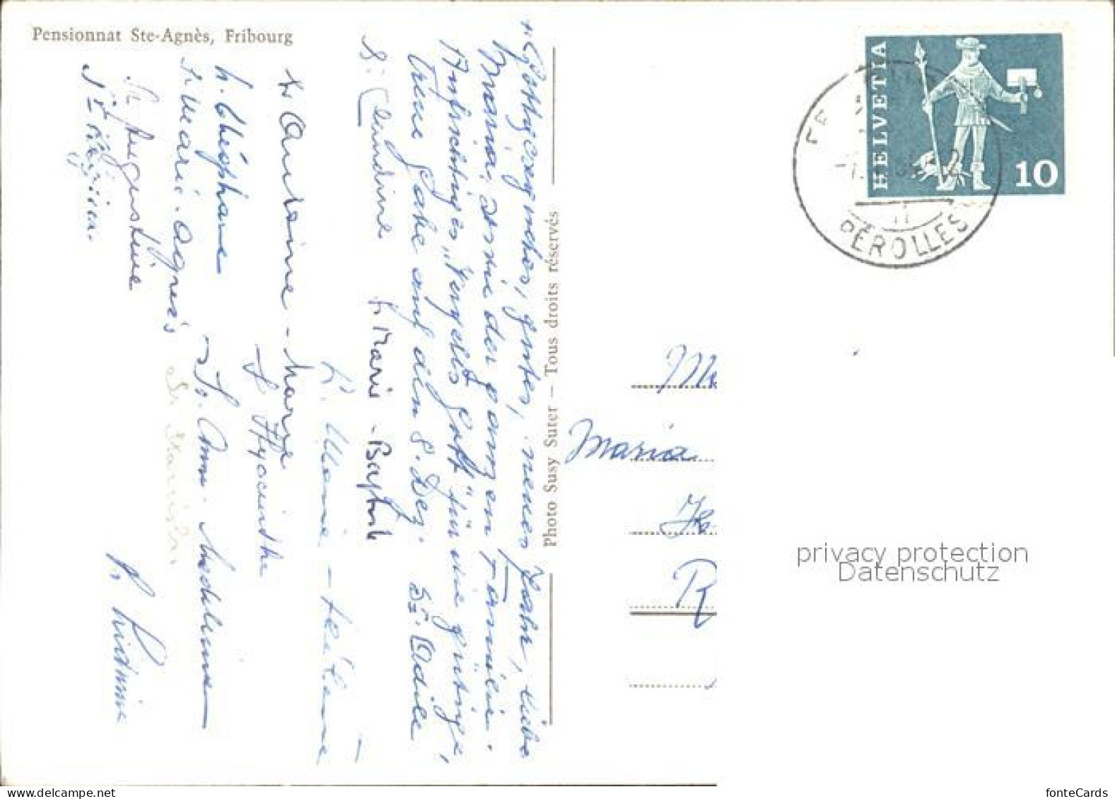 11923860 Fribourg FR Pensionnat Ste Agnes Fribourg - Other & Unclassified