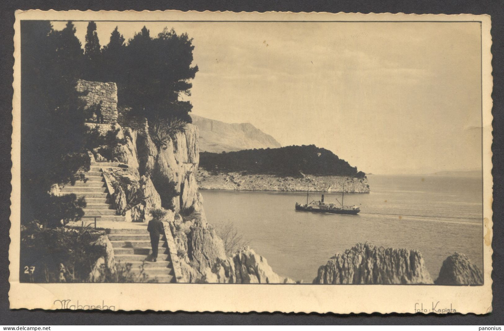 MAKARSKA DALMATIA CROATIA, Year 1937 - Kroatien