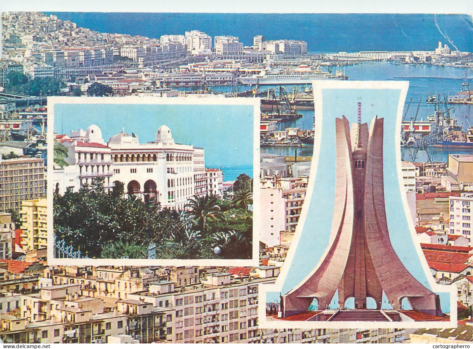 Navigation Sailing Vessels & Boats Themed Postcard Alger La Blanche 1989 - Voiliers