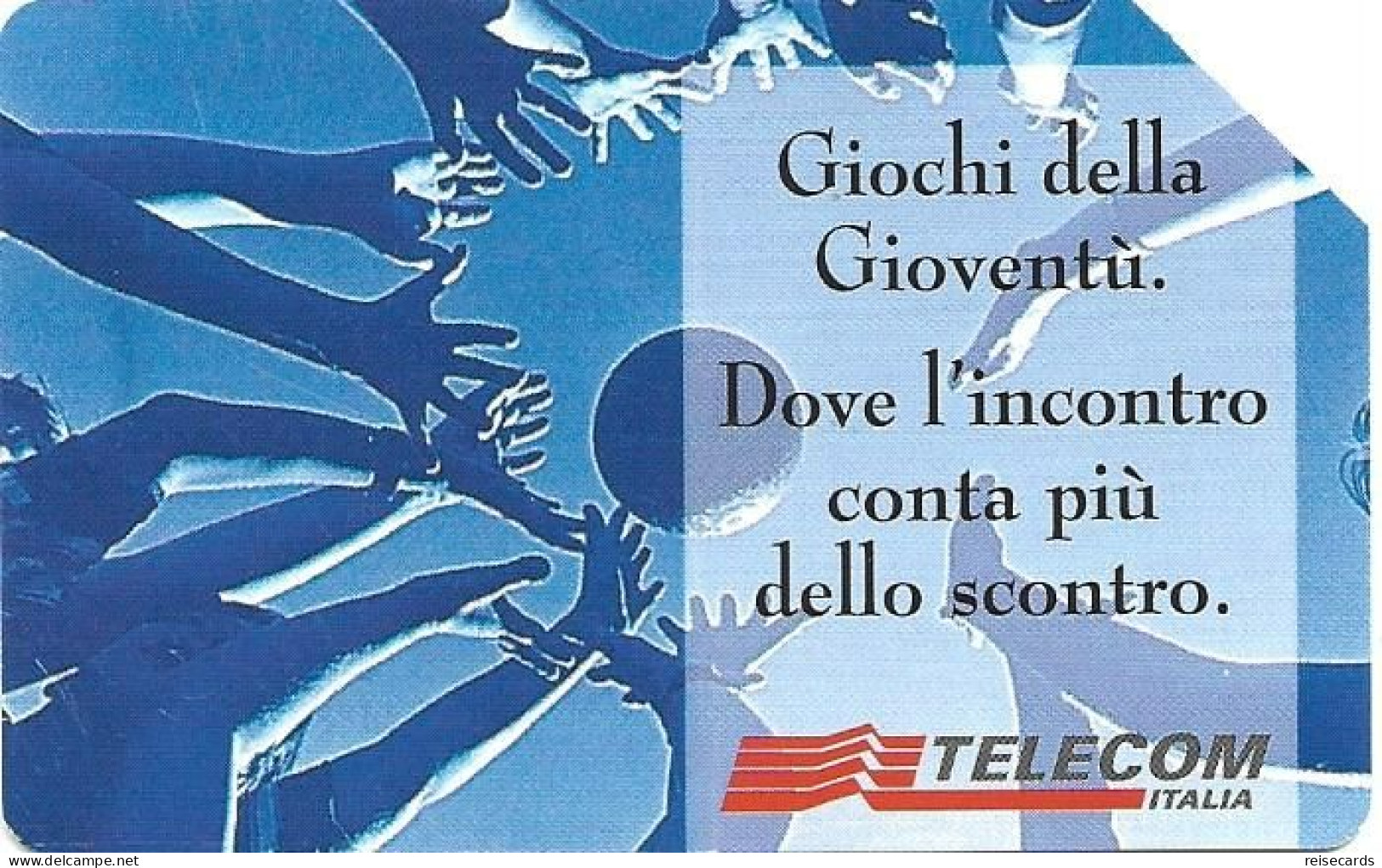 Italy: Telecom Italia - Giochi Della Gioventu Cagliari - Öff. Werbe-TK