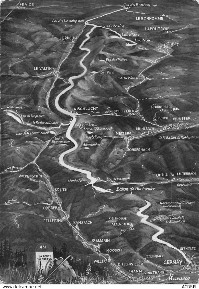 68 Route Des Cretes Depuis CERNAY Jusqu'au Col Du Bonhomme    N° 232 \MK3000 - Cernay