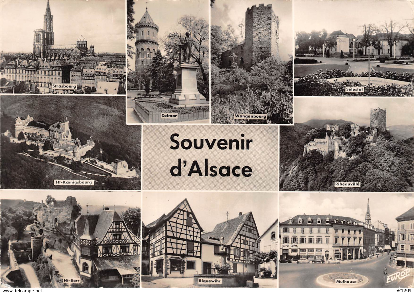 68  Souvenir D' ALSACE Mulhouse Strasbourg Colmar Selestat  N° 43 \MK3001 - Mulhouse