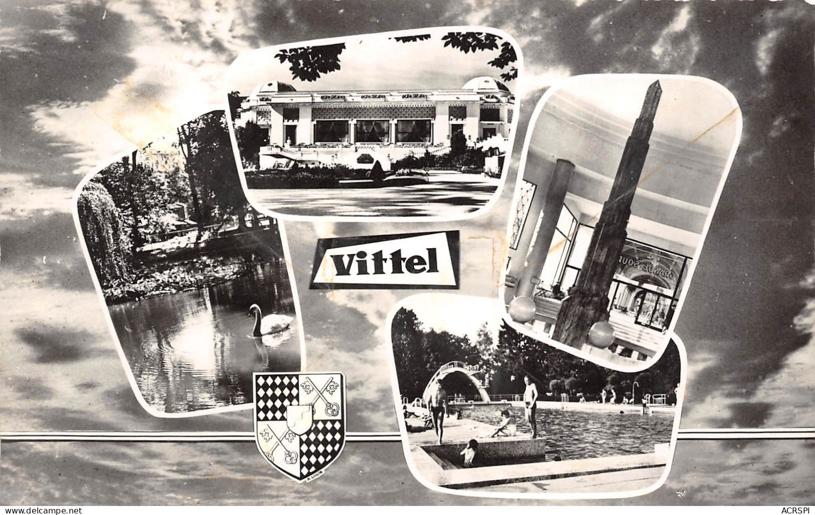 88 VITTEL Blason Héraldiste Robert LOUIS  N° 67 \MK3001 - Contrexeville