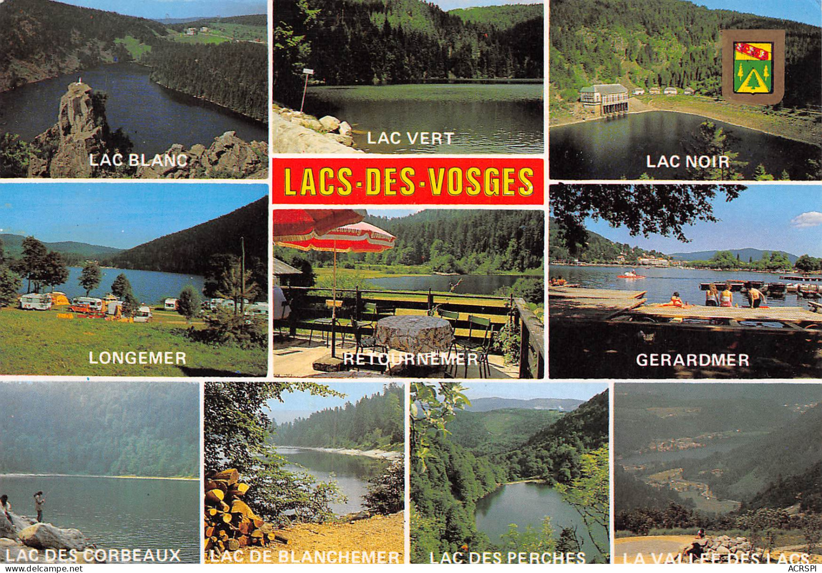 88 Lacs Des Vosges Blanc Gérardmer Lac Noir Des Perches Des Corbeaux Longemer Retournemer   N° 106 \MK3001 - Gerardmer
