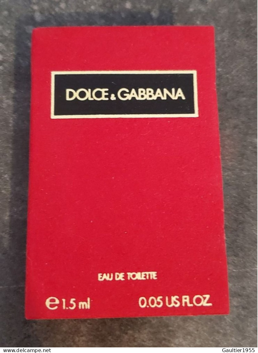 Echantillon Tigette - Perfume Sample - Dolce & Gabbana Velours Ras - Perfume Samples (testers)