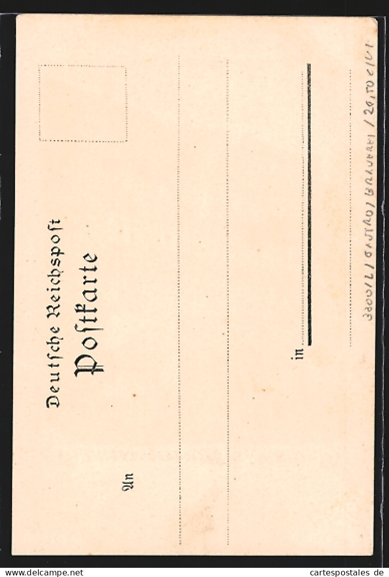 Lithographie Braunschweig, Schiffmumme-Brauerei  - Autres & Non Classés