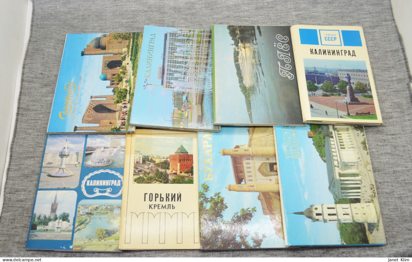 Vintage Ussr Large Lot Of Sets Of City Postcards - Albumes & Colecciones