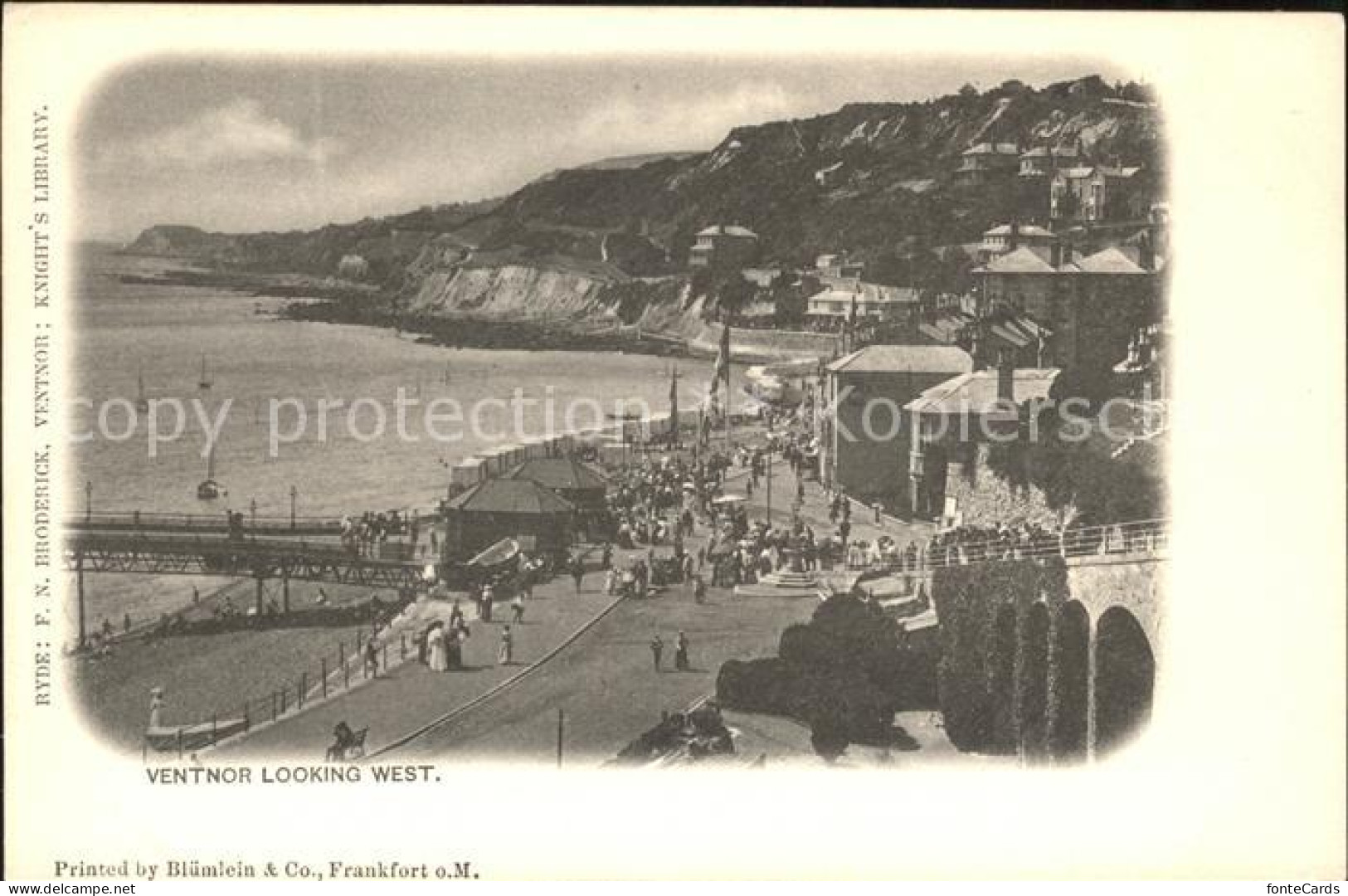 11923142 Ventnor Isle Of Wight Looking West Shanklin - Andere & Zonder Classificatie