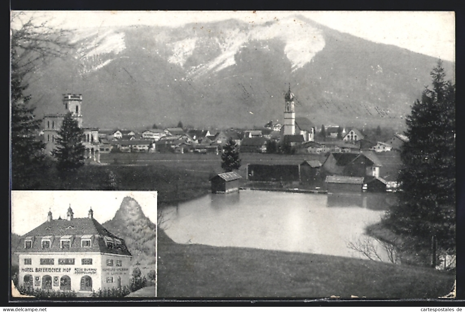 AK Oberammergau, Hotel Und Gasthof Bayrischer Hof  - Oberammergau