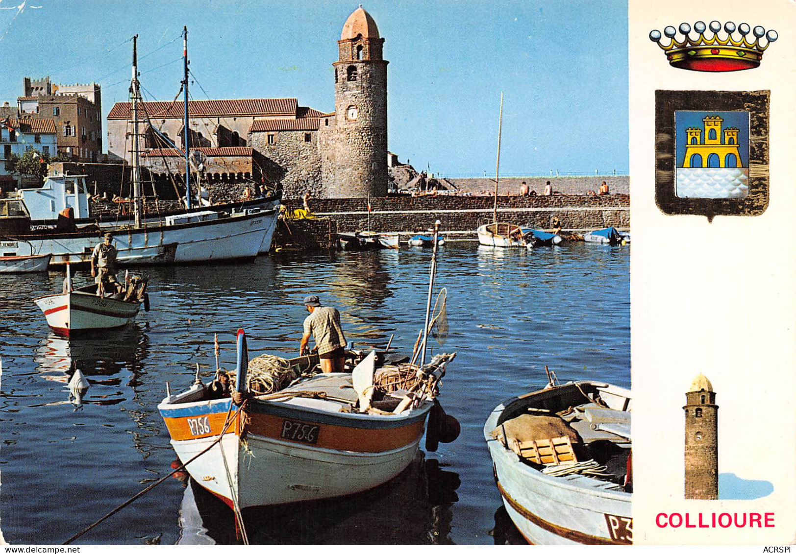 66   COLLIOURE  Le Port Et L'église  Paroissiale N° 97 \MK3002 - Collioure
