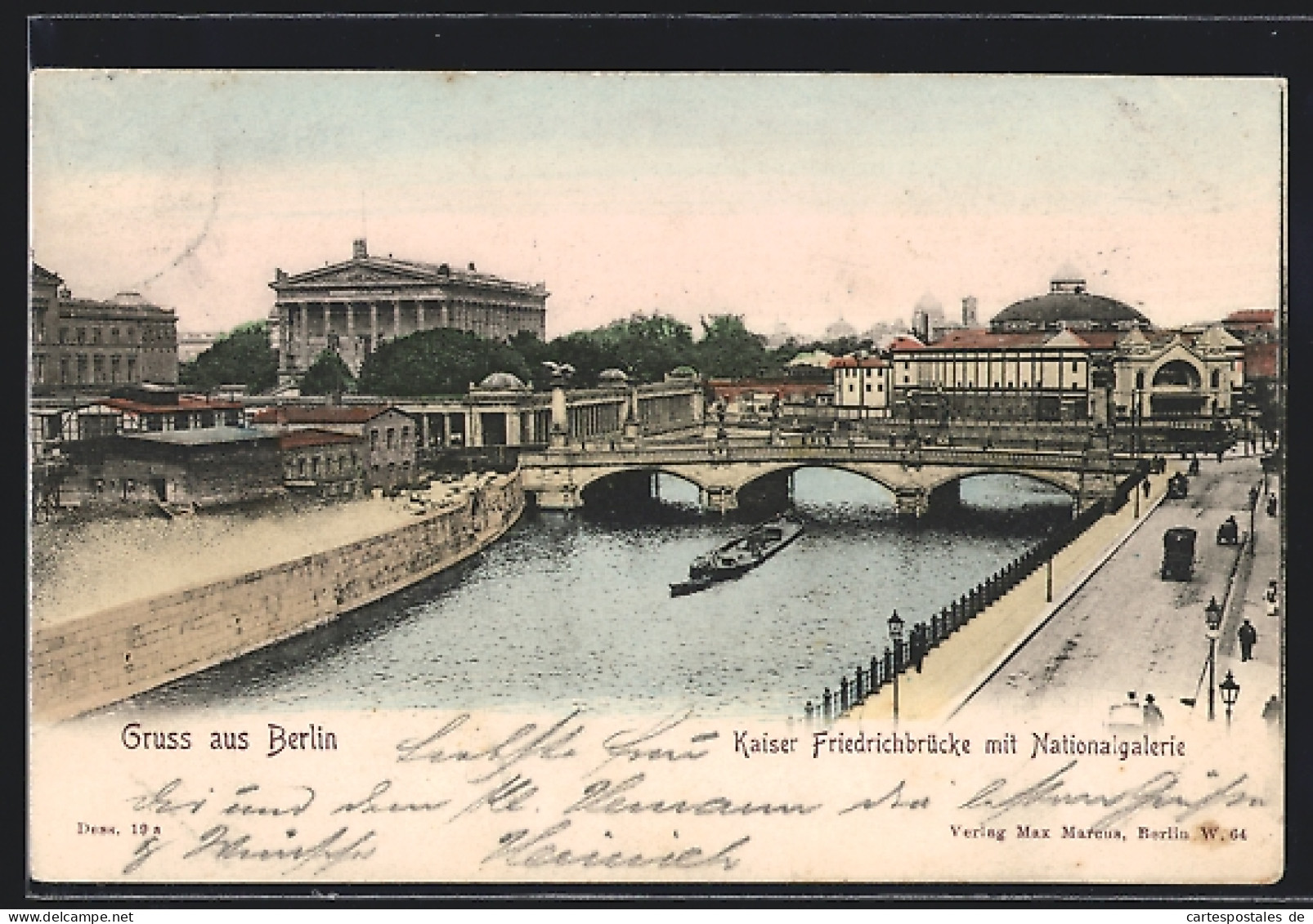 AK Berlin, Kaiser Friedrichbrücke Mit Nationalgalerie  - Mitte