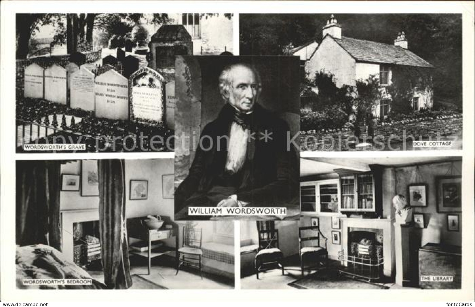 11923090 England UK William Wordsworth Portrait Grab Cottage Bedroom  United Kin - Otros & Sin Clasificación