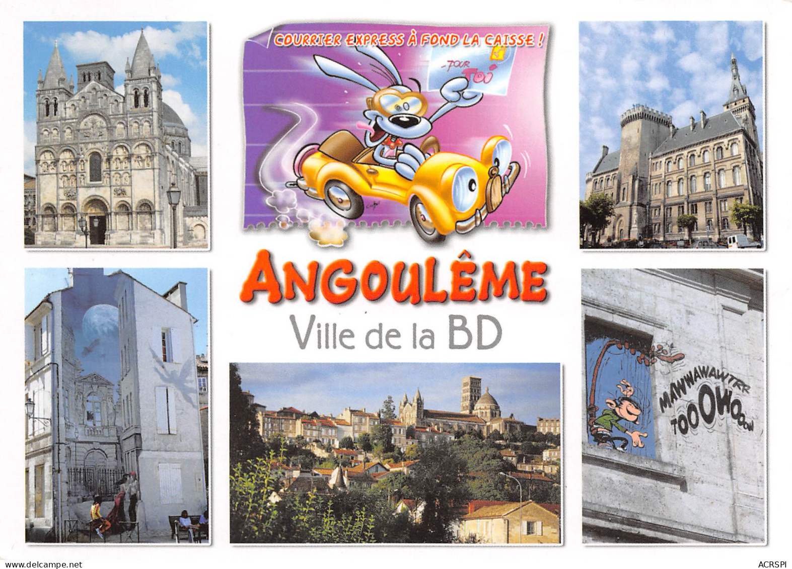 16  ANGOULEME  Ville De La BD Bande Déssinée Multivue   N° 68 \MK3003 - Angouleme