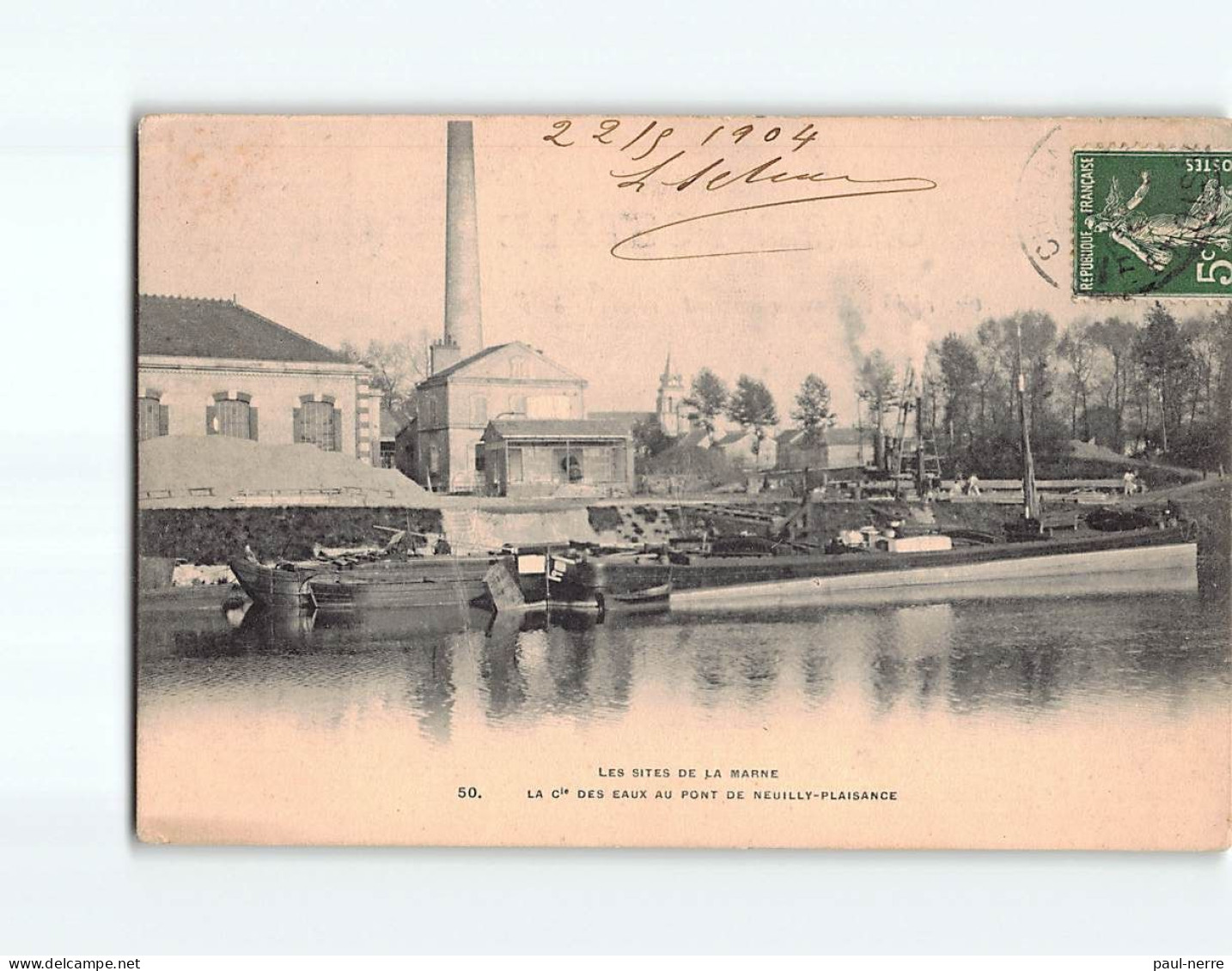 La Compagnie Des Eaux Au Pont De NEUILLY PLAISANCE - état - Neuilly Plaisance