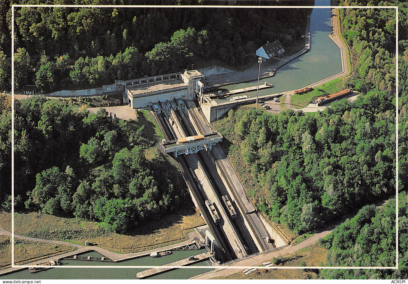 57  Plan Incliné De Saint-Louis-Arzviller Canal De La Marne Au Rhin Vue Du Ciel   N° 16 \MK3004 - Arzviller