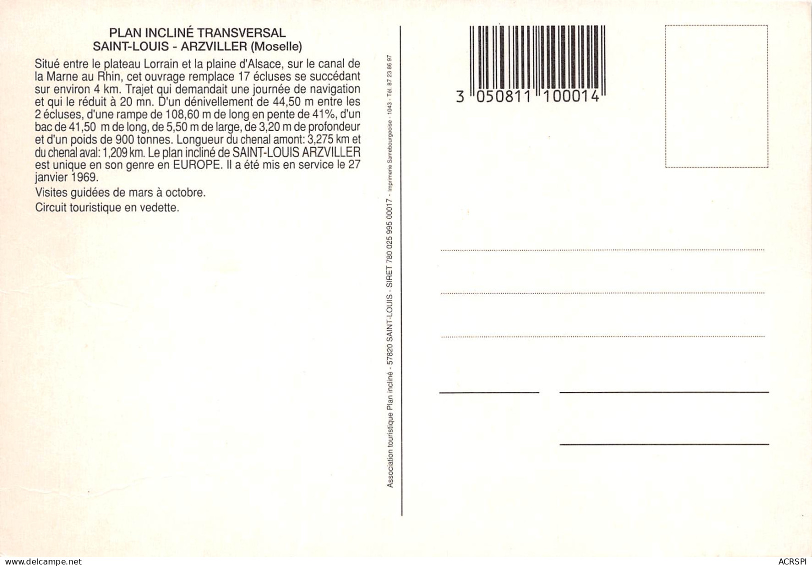 57  Plan Incliné De Saint-Louis-Arzviller Canal De La Marne Au Rhin Vue Du Ciel   N° 16 \MK3004 - Arzviller