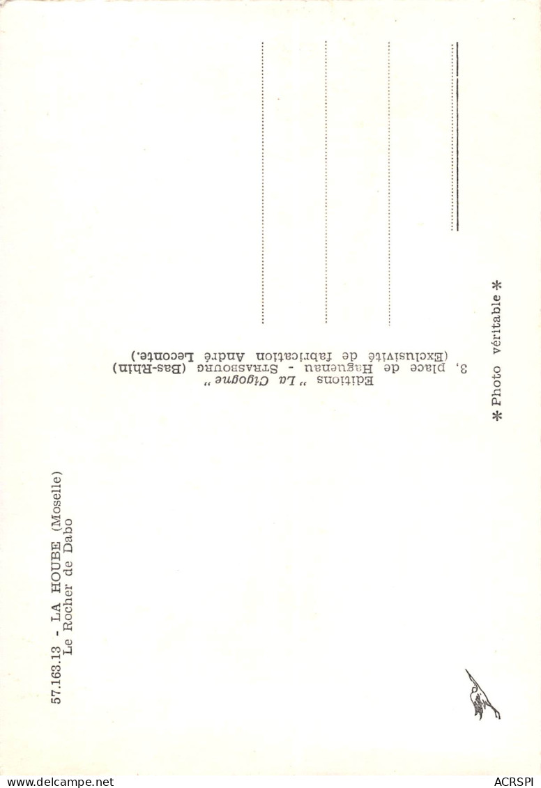 57   La Hoube Et Le Rocher De DABO  N° 88 \MK3004 - Dabo