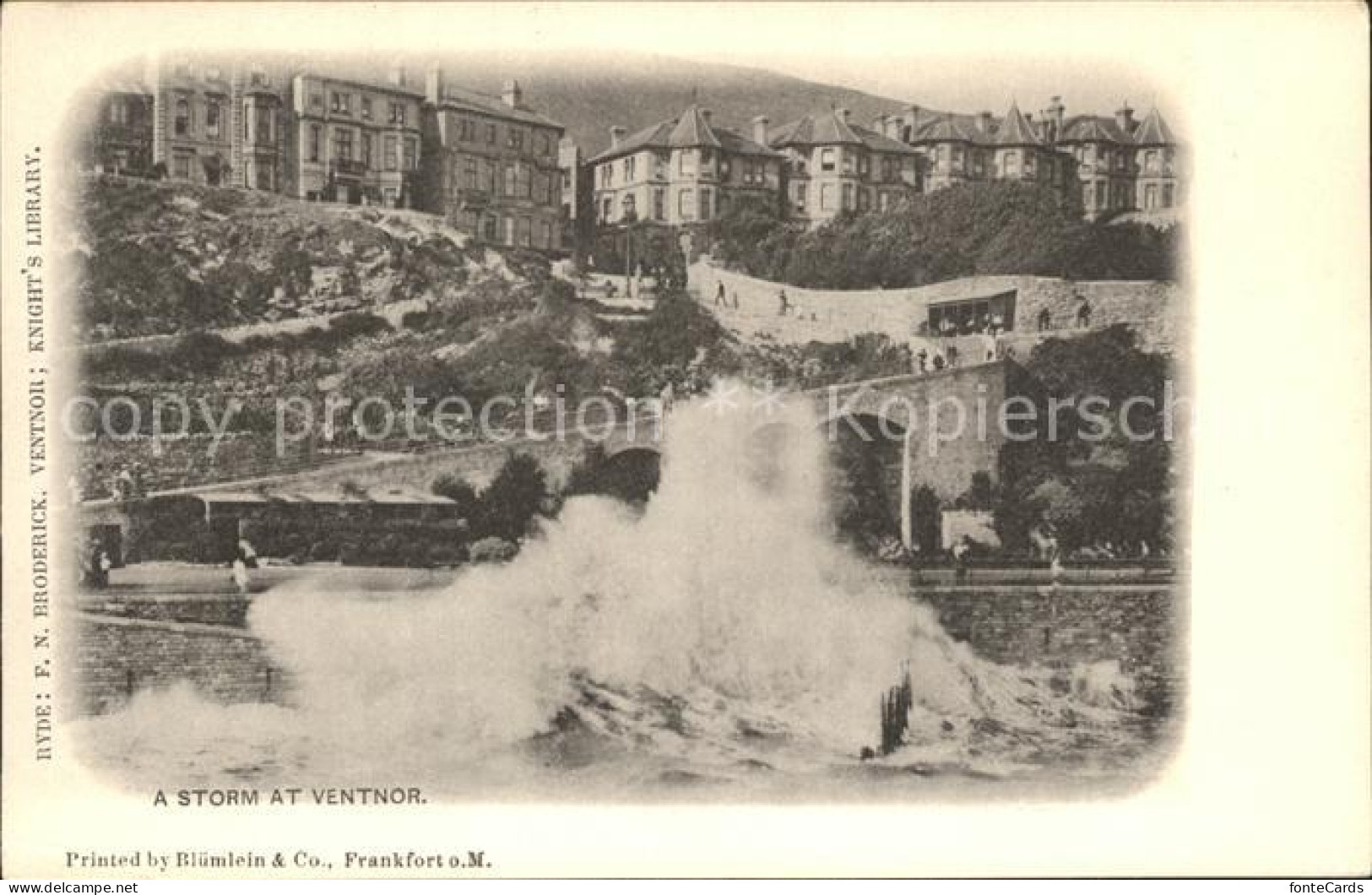 11922328 Ventnor Isle Of Wight Bei Sturm Shanklin - Autres & Non Classés