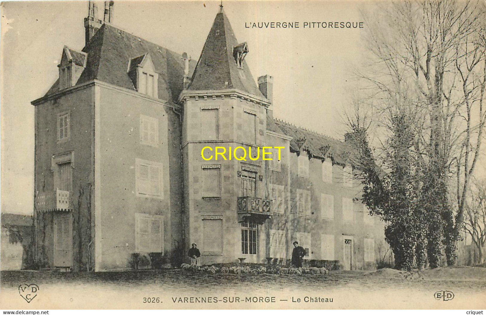 63 Varennes Sur Morge, Le Chateau, Couple En Avant ... - Autres & Non Classés