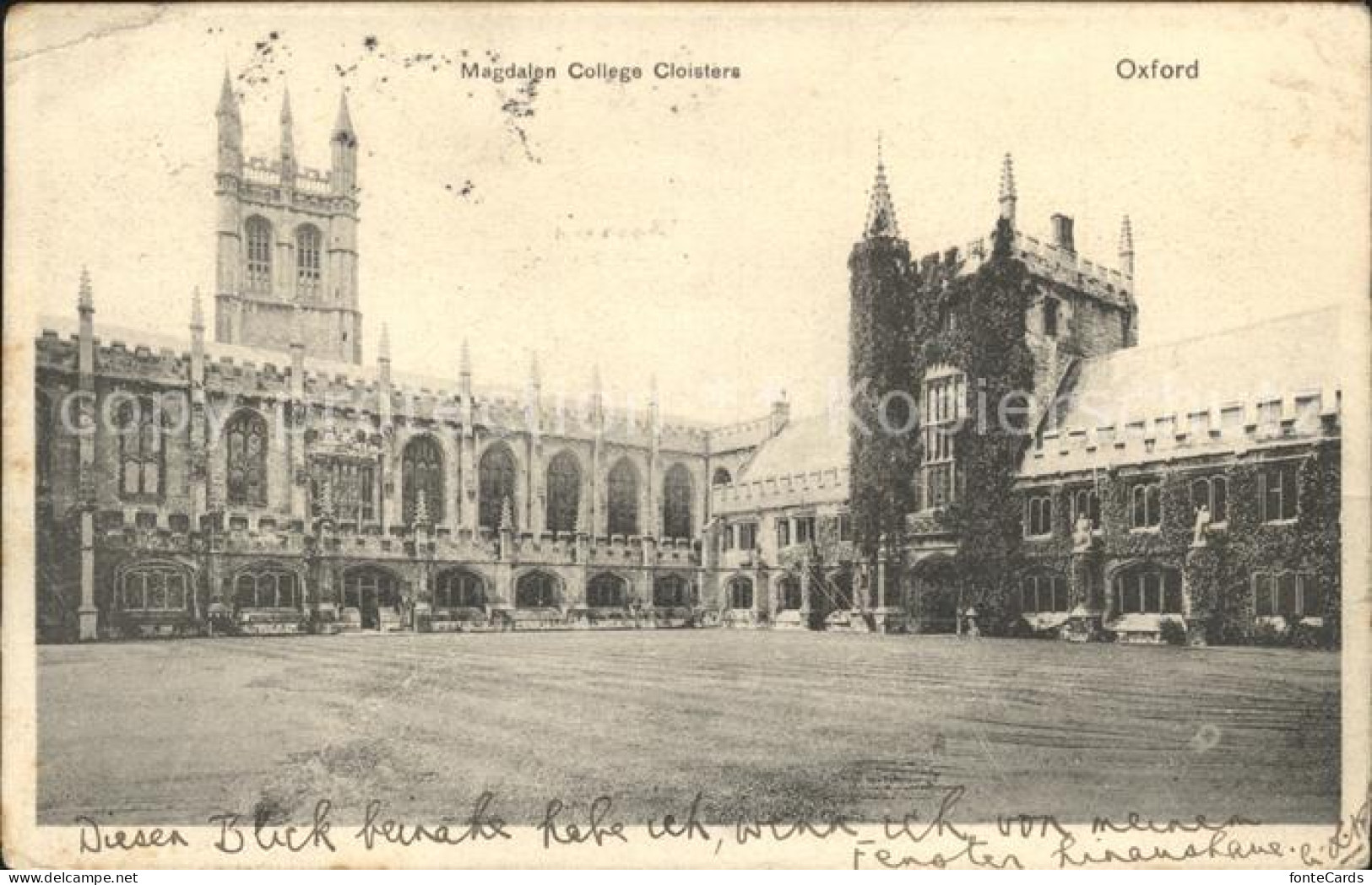 11922209 Oxford Oxfordshire Magdalen College Cloisters  - Autres & Non Classés