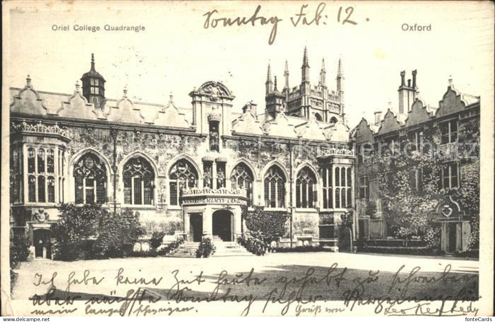 11922208 Oxford Oxfordshire Oriel College Quadrangle  - Andere & Zonder Classificatie