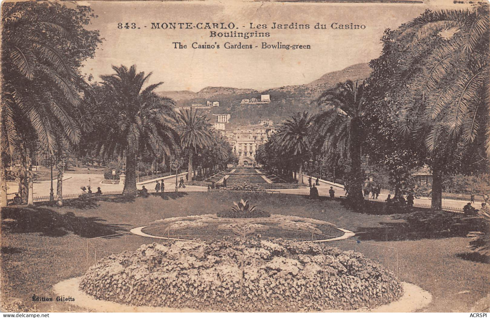 MONACO  Les Jardins Boulingrins   N° 37 \MK3006 - Monte-Carlo