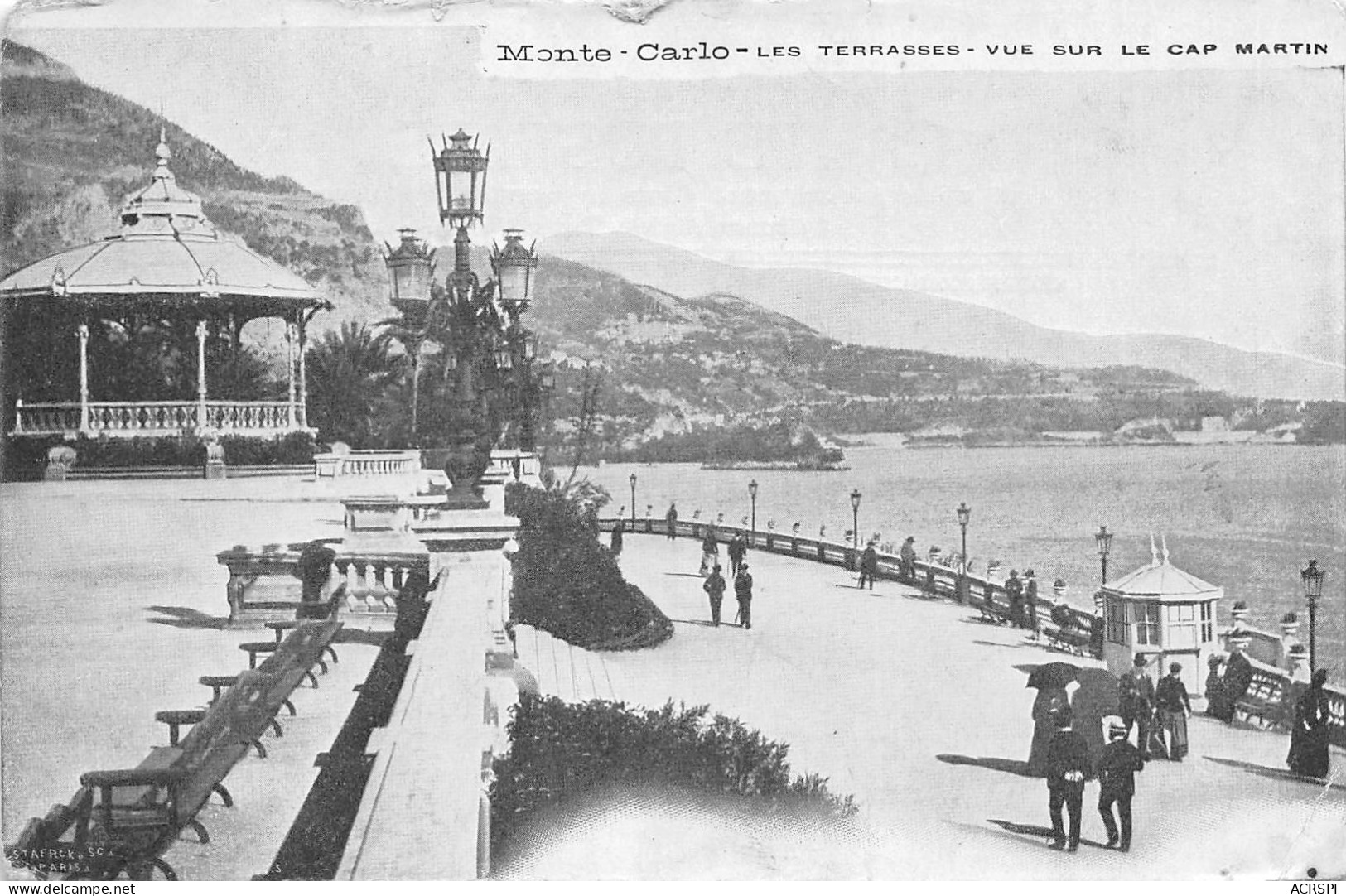 MONACO  Monte Carlo  Les Terrasses Et Le Cap Martin   N° 71 \MK3006 - Le Terrazze