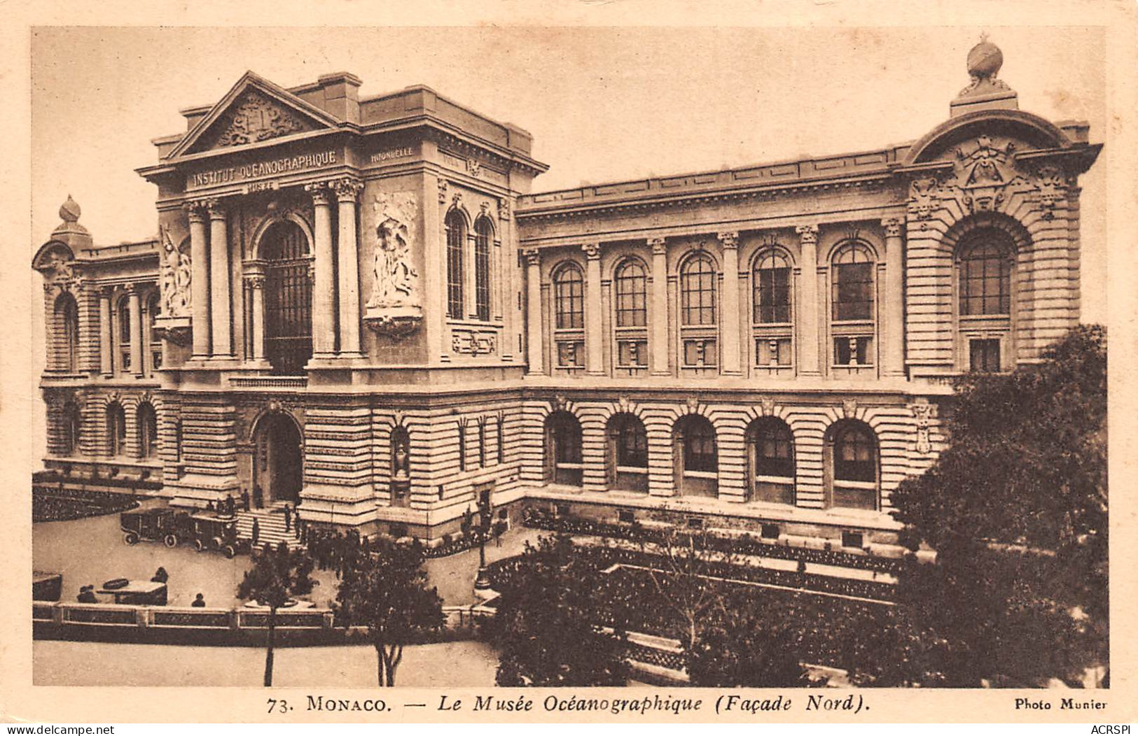 MONACO  Le Musée Océanographique Façade Nord  N° 151 \MK3006 - Musée Océanographique