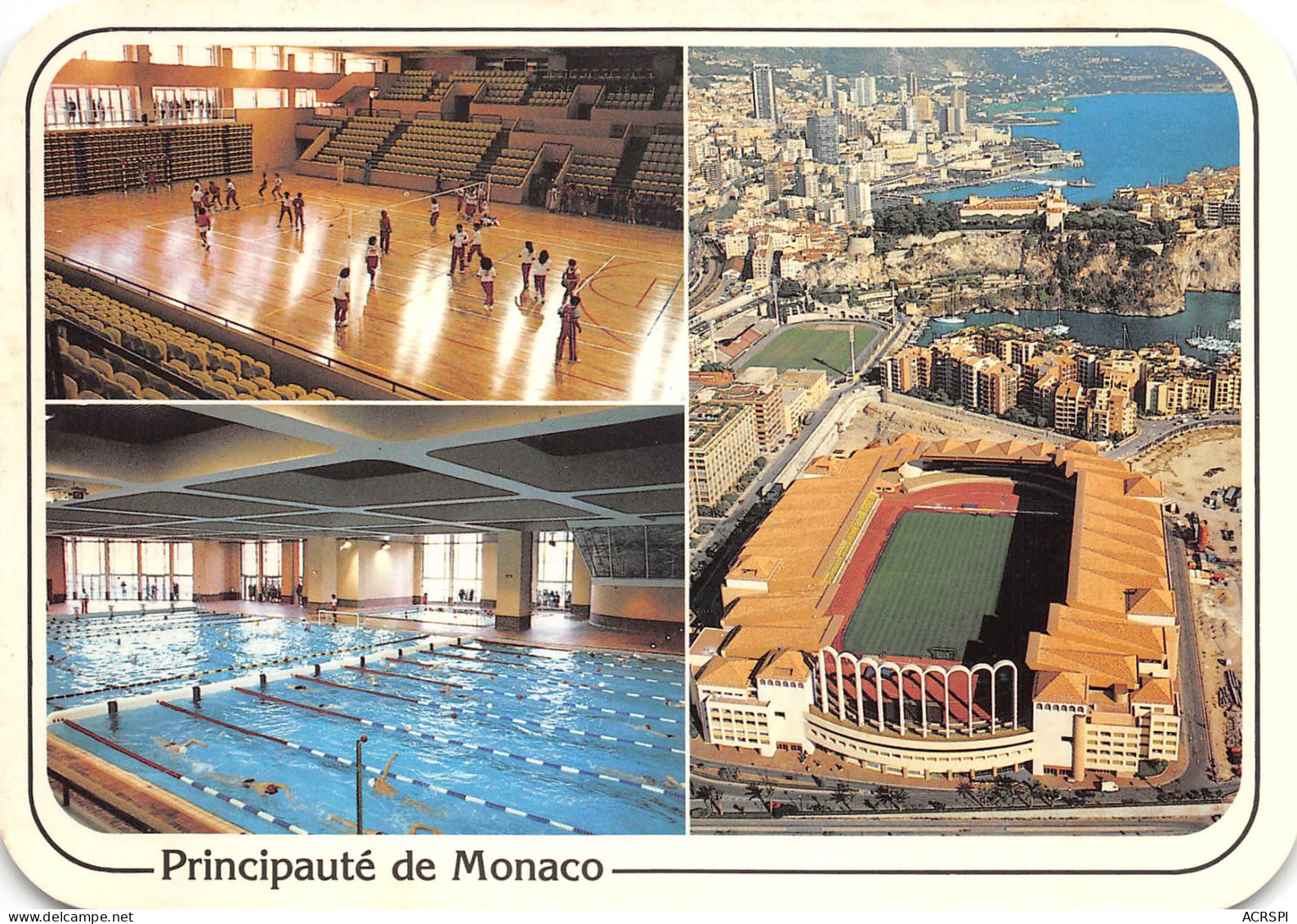 MONACO   Piscine Stade Et Gymnase Trés Beaux Timbre Et Oblitération  N° 170 \MK3006 - Multi-vues, Vues Panoramiques