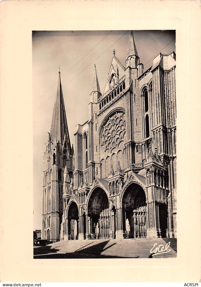 28  CHARTRES La Cathédrale Façade Sud  N° 42 \MK3007 - Chartres