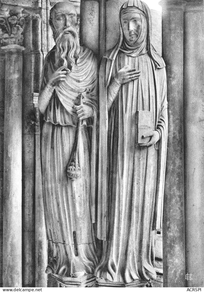 28  CHARTRES La Cathédrale  Sculpture Portail Nord Personnages Bibliques  N° 66 \MK3007 - Chartres