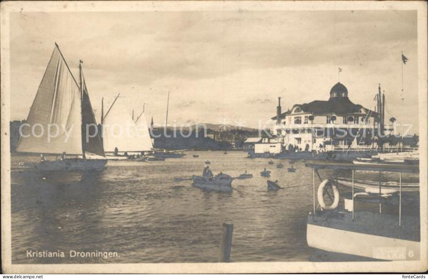 11921988 Dronningen Kristiania Norwegen - Norway