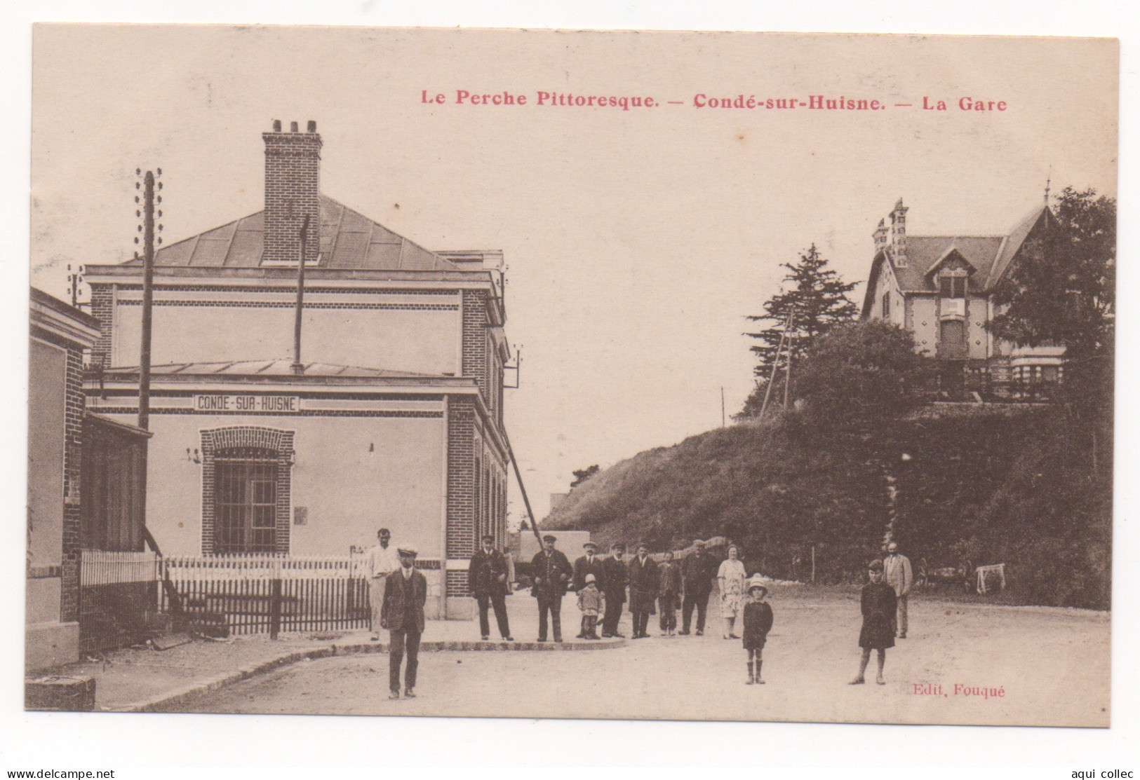 CONDÉ-SUR-HUISNE  61   "LE PERCHE "    LA GARE - Otros & Sin Clasificación