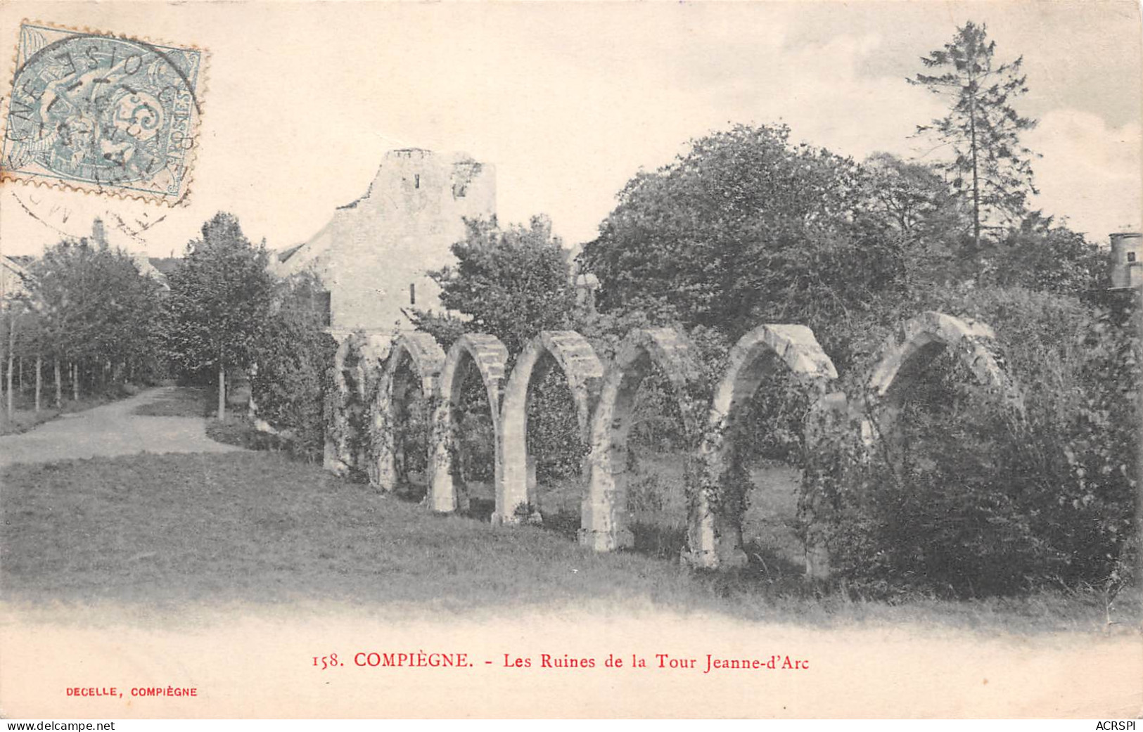 60 COMPIEGNE Les Ruines De La Tour Jeanne D'ARC   N° 36 \MK3008 - Compiegne