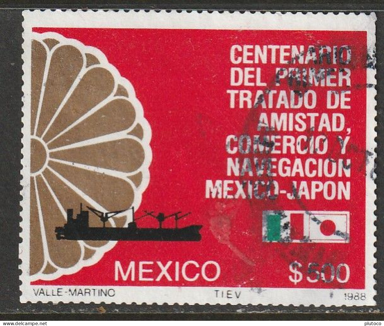 MEXICO, USED STAMP, OBLITERÉ, SELLO USADO - México