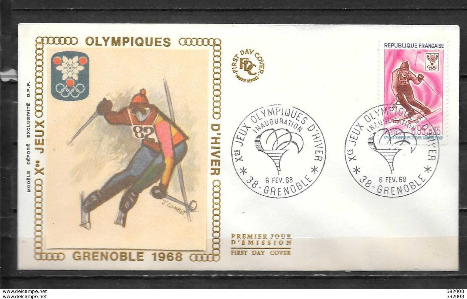 FRANCE - FDC - 36 - 11 - Winter 1992: Albertville