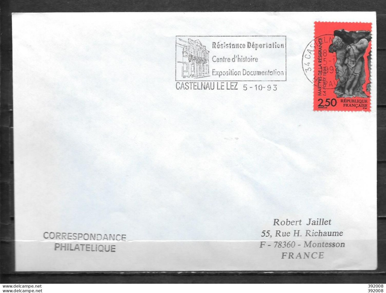 CASTELNAU LE LEZ - 1993 - Centre D'histoire De La Résistancze - 17 - Other & Unclassified